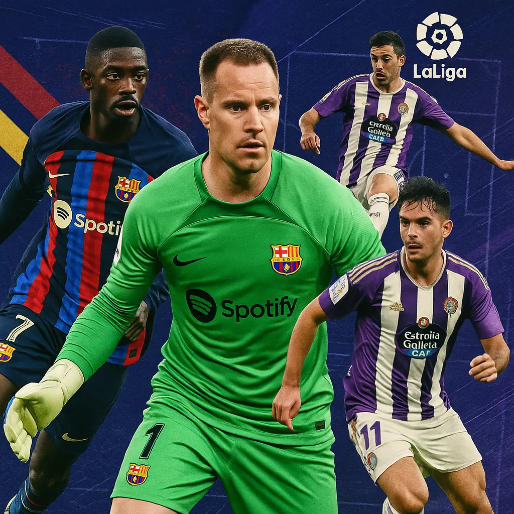 Barcelona encara Valladolid em busca do título Espanhol 2025